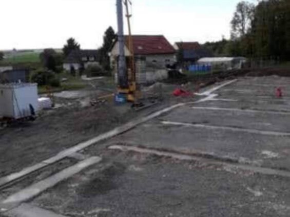 travaux de construction du pôle scolaire 30 Octobre 2021