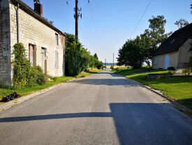 Vue de la rue de montigny à La Selve