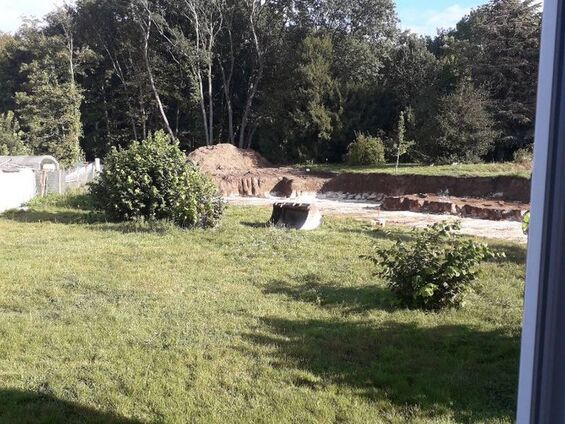 Travaux de construction du pôle scolaire 30 septembre 2021 Travaux de construction du pôle scolaire 30 septembre 2021