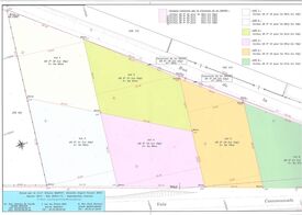 Plan des parcelles de terrains à vendre à La Selve