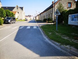 Vue de la rue de montigny à La Selve