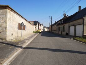 Vue de la rue de montigny à La Selve