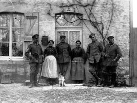 Photo avec des habitants