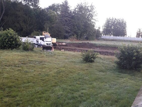 Travaux de construction du pôle scolaire 30 septembre 2021 Travaux de construction du pôle scolaire 30 septembre 2021