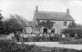 Troupe allemande rue de Montigny