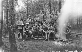 Repas autour du feu