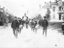 Défilé lors de l'inauguration